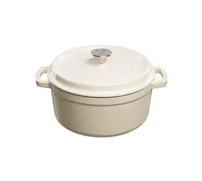 Grand Feu - Geëmailleerde gietijzeren braadpan - 4.7 ltr. - wit Grand Feu - Geëmailleerde gietijzeren braadpan - 4.7 ltr. - wit