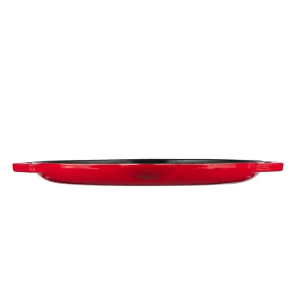 Grand Feu - Geëmailleerde gietijzeren grillpan - rood Grand Feu - Geëmailleerde gietijzeren grillpan - rood