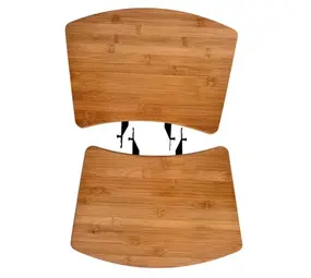 Bamboe Zijtafels - Compact - voor 15 inch kamado Bamboe Zijtafels - Compact - voor 15 inch kamado