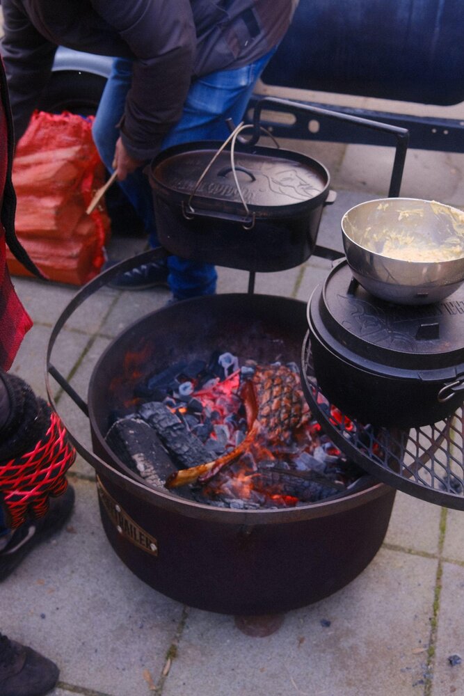 BBQ Fire Pit 4 mm dik BBQ Fire Pit 4 mm dik