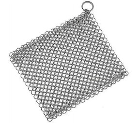 Staalspons - scrubber - gietijzeren pannen spons