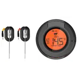 Digitale Bluetooth Dome thermometer met 2 probes en 4 poorten - waterdicht Digitale Bluetooth Dome thermometer met 2 probes en 4 poorten - waterdicht