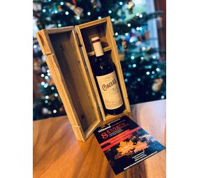 Inpakken in luxe doos met rode, witte of rose wijn