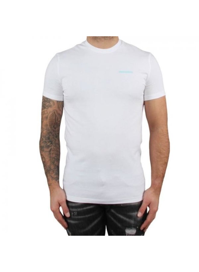 Gewoon Met pensioen gaan draaipunt Dsquared 2 - Round Neck T-Shirt White - Concept R