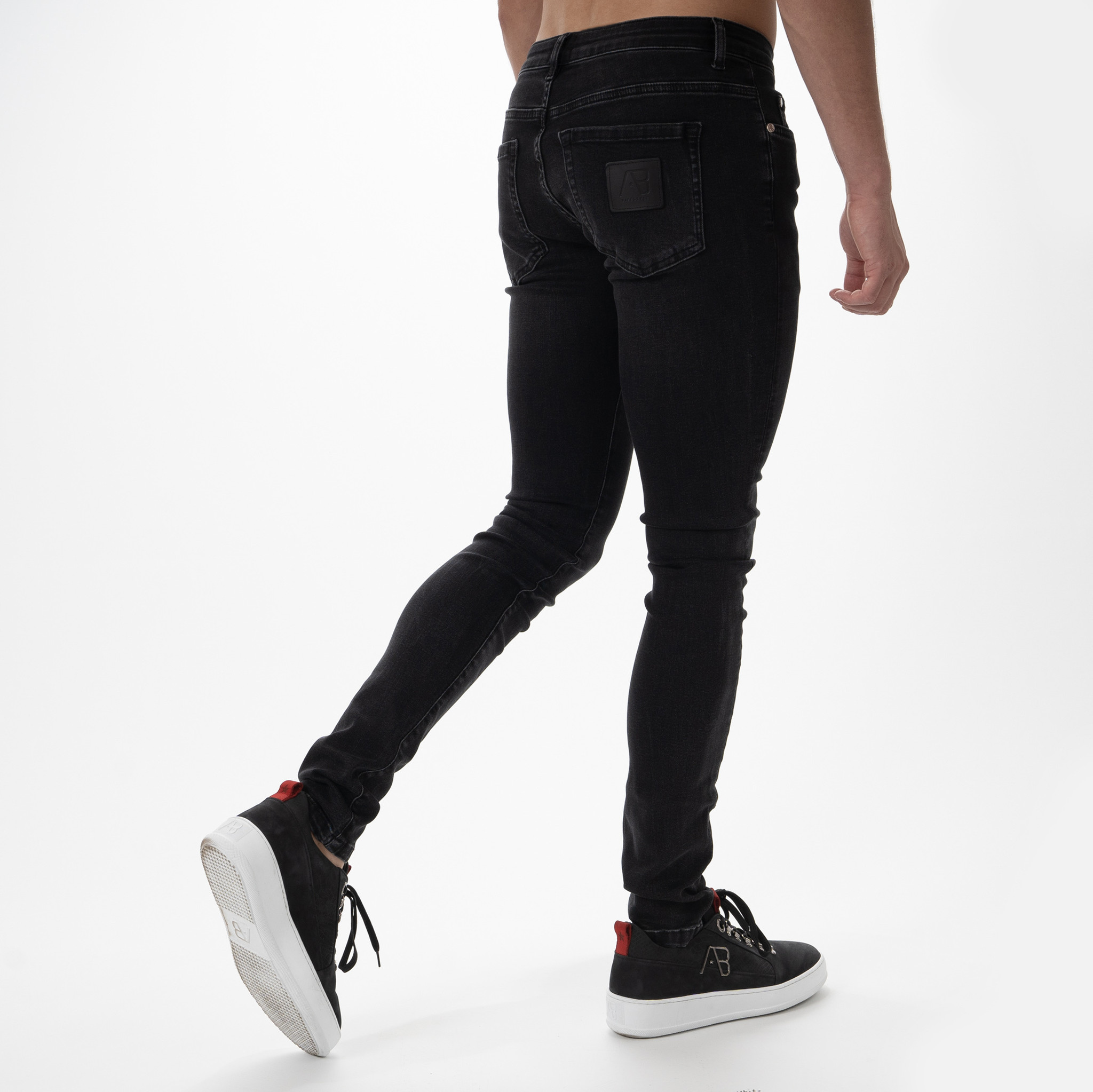 AB Lifestyle - Basic Stretch Jeans Black - Concept R