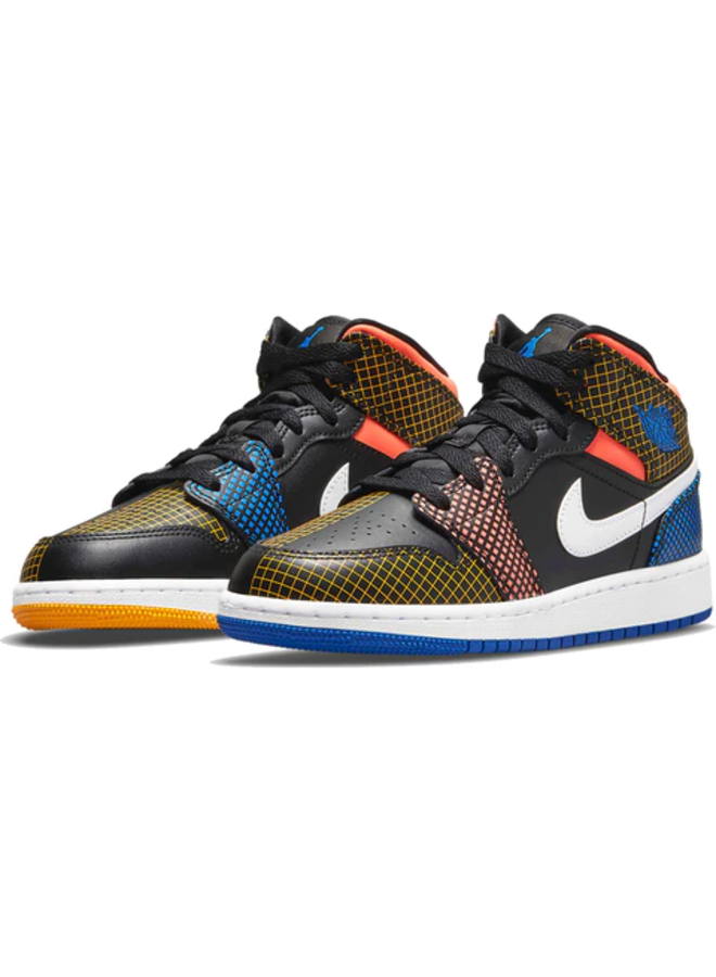 AIR JORDAN MID MMD MULTI COLOR GRID - Concept R