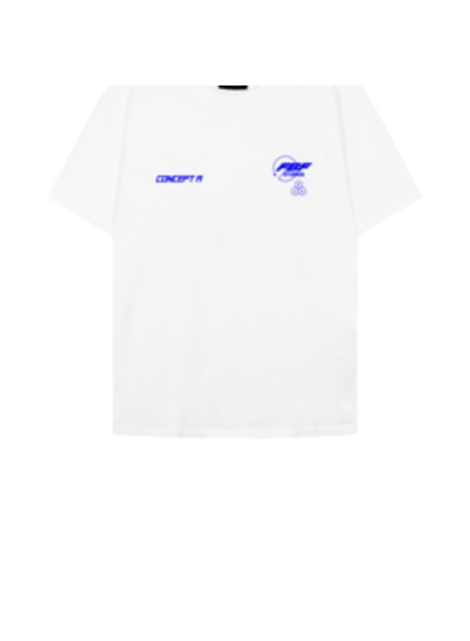 NINETYFOUR - FRIENDS BECOME FAMILY SHIRT WHITE BLUE