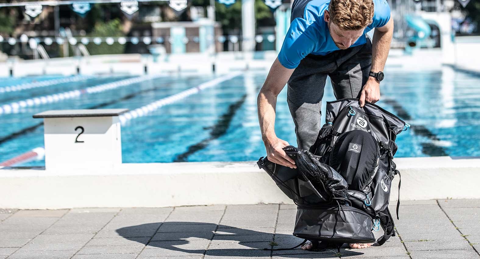 Versatile Triathlon bag for all swim gear
