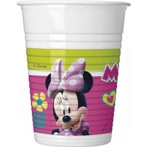 Minnie Mouse Minnie Mouse Feestbekers - 8 stuks
