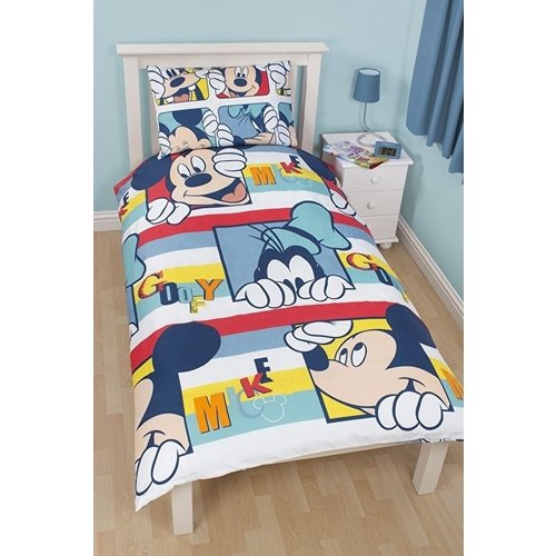 Mickey Mouse Mickey Mouse Dekbedovertrek Cartoon 135 x 200 cm Mickey Mouse Mickey Mouse Dekbedovertrek Cartoon 135 x 200 cm