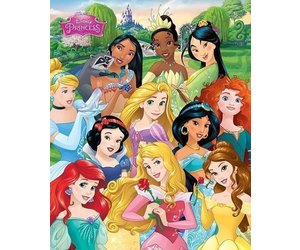golf Latijns Geweldig Disney Princess Mini Poster - 123Kinderwinkel