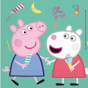 Peppa Pig Peppa Pig Servetten - 20 stuks Peppa Pig Peppa Pig Servetten - 20 stuks