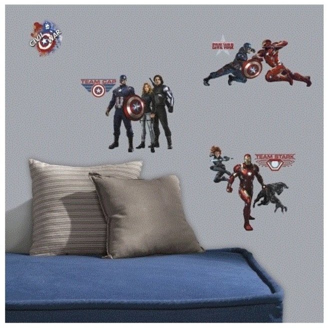 Avengers Muurstickers Civil War - RoomMates