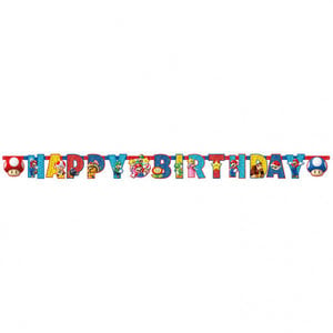 Super Mario Super Mario Bros Letterslinger Happy Birthday Super Mario Super Mario Bros Letterslinger Happy Birthday