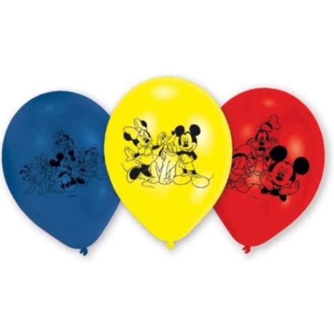 6 Mickey Mouse Ballonnen - Disney