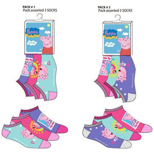 Peppa Pig Peppa Pig Sneakersokken - 3 paar - Maat 31/34 Peppa Pig Peppa Pig Sneakersokken - 3 paar - Maat 31/34