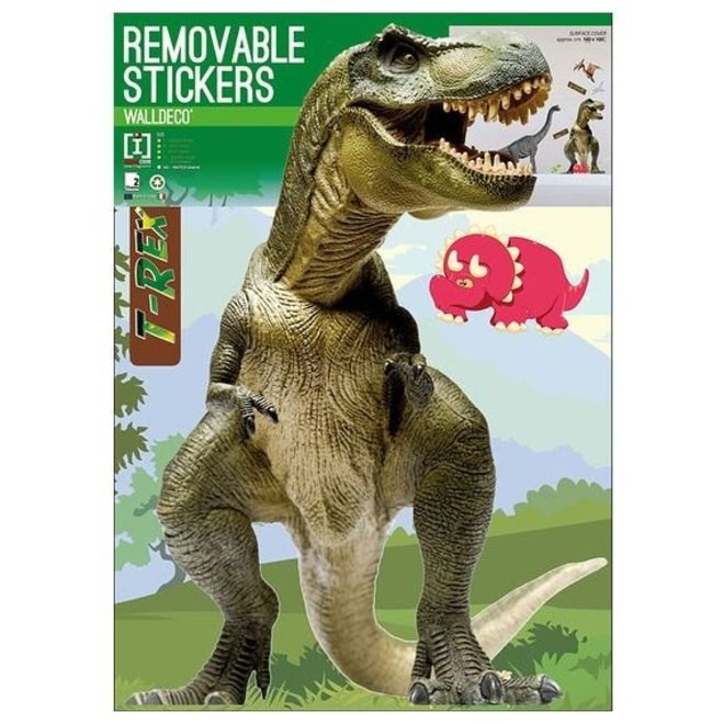 Dinosaurus Muursticker T-Rex - Klein