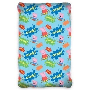 Peppa Pig Peppa Pig Hoeslaken 90x200 cm Peppa Pig Peppa Pig Hoeslaken 90x200 cm
