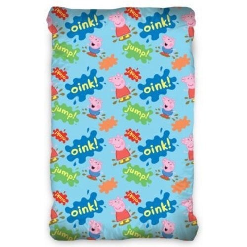 Peppa Pig Peppa Pig Hoeslaken 90x200 cm Peppa Pig Peppa Pig Hoeslaken 90x200 cm