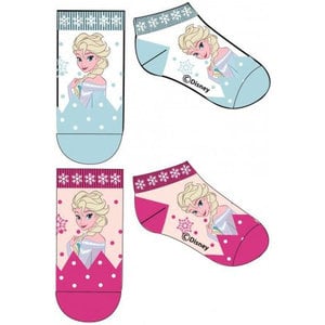 Frozen Disney Frozen Elsa Sneakersokken - 1 paar - Maat 31/34 Frozen Disney Frozen Elsa Sneakersokken - 1 paar - Maat 31/34