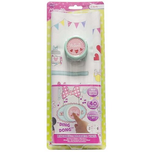 Minnie Mouse Minnie Mouse Deurbel met 40 Muurstickers - WorldsApart Minnie Mouse Minnie Mouse Deurbel met 40 Muurstickers - WorldsApart