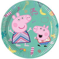 Peppa Pig Gebaksbordjes - 8 stuks