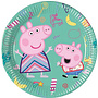Peppa Pig Gebaksbordjes - 8 stuks