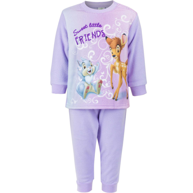 speling fusie Humaan Bambi Fleece Pyjama Lila - Disney Baby - 123Kinderwinkel