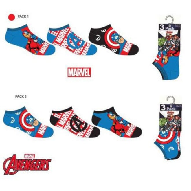 Avengers Sneakersokken - 3 paar