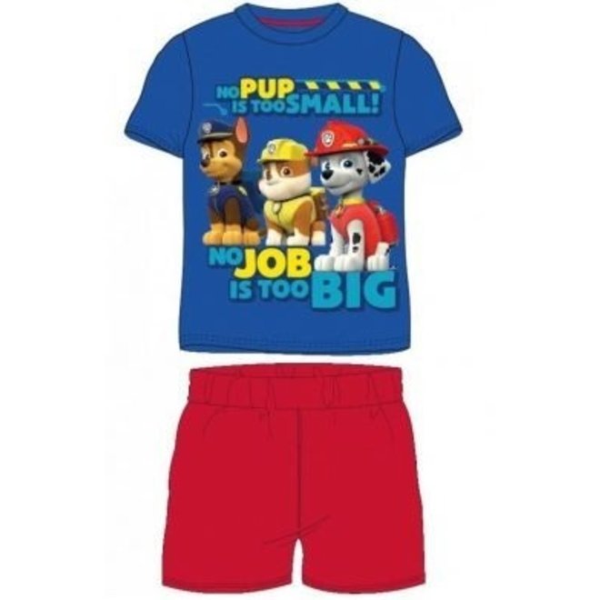 Paw Patrol Shortama - Maat 128