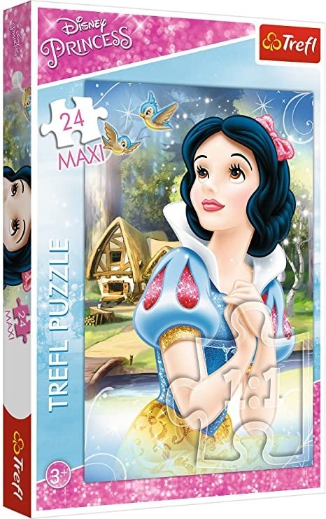 Disney Princess Sneeuwwitje Puzzel - 24 Maxi stukjes - - 123Kinderwinkel