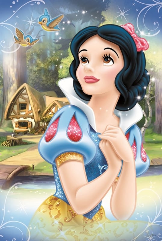 Disney Princess Sneeuwwitje Puzzel - 24 Maxi stukjes - - 123Kinderwinkel