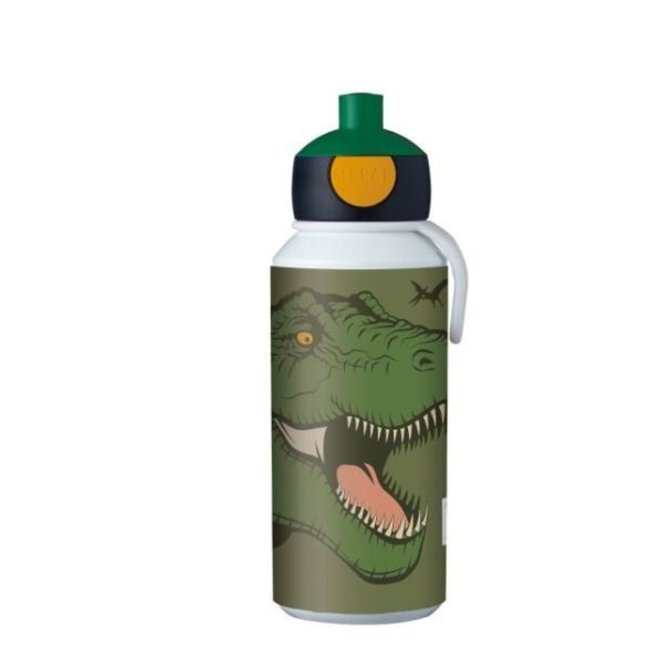 Dinosaurus Lunchset: Broodtrommel met Pop-up Beker - Mepal