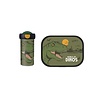 Dinosaurus Lunchset: Broodtrommel met Schoolbeker - Mepal