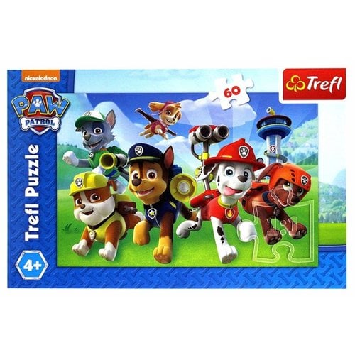 Paw Patrol Paw Patrol Puzzel - 60 stukjes - Trefl Paw Patrol Paw Patrol Puzzel - 60 stukjes - Trefl