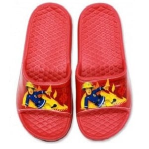 Brandweerman Sam Brandweerman Sam Badslippers - Rood