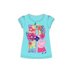 Peppa Pig Peppa Pig T-shirt - Blauw Peppa Pig Peppa Pig T-shirt - Blauw