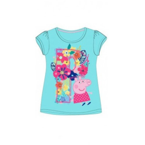 Peppa Pig Peppa Pig T-shirt - Blauw Peppa Pig Peppa Pig T-shirt - Blauw