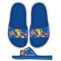 Brandweerman Sam Badslippers - Licht Blauw
