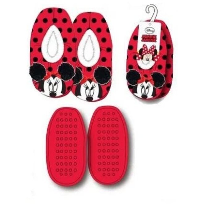 Minnie Mouse Pantoffel Slofjes - Rood - Maat 29/30