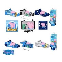 Peppa Pig Sneakersokken George - 3 paar - Maat 31/34