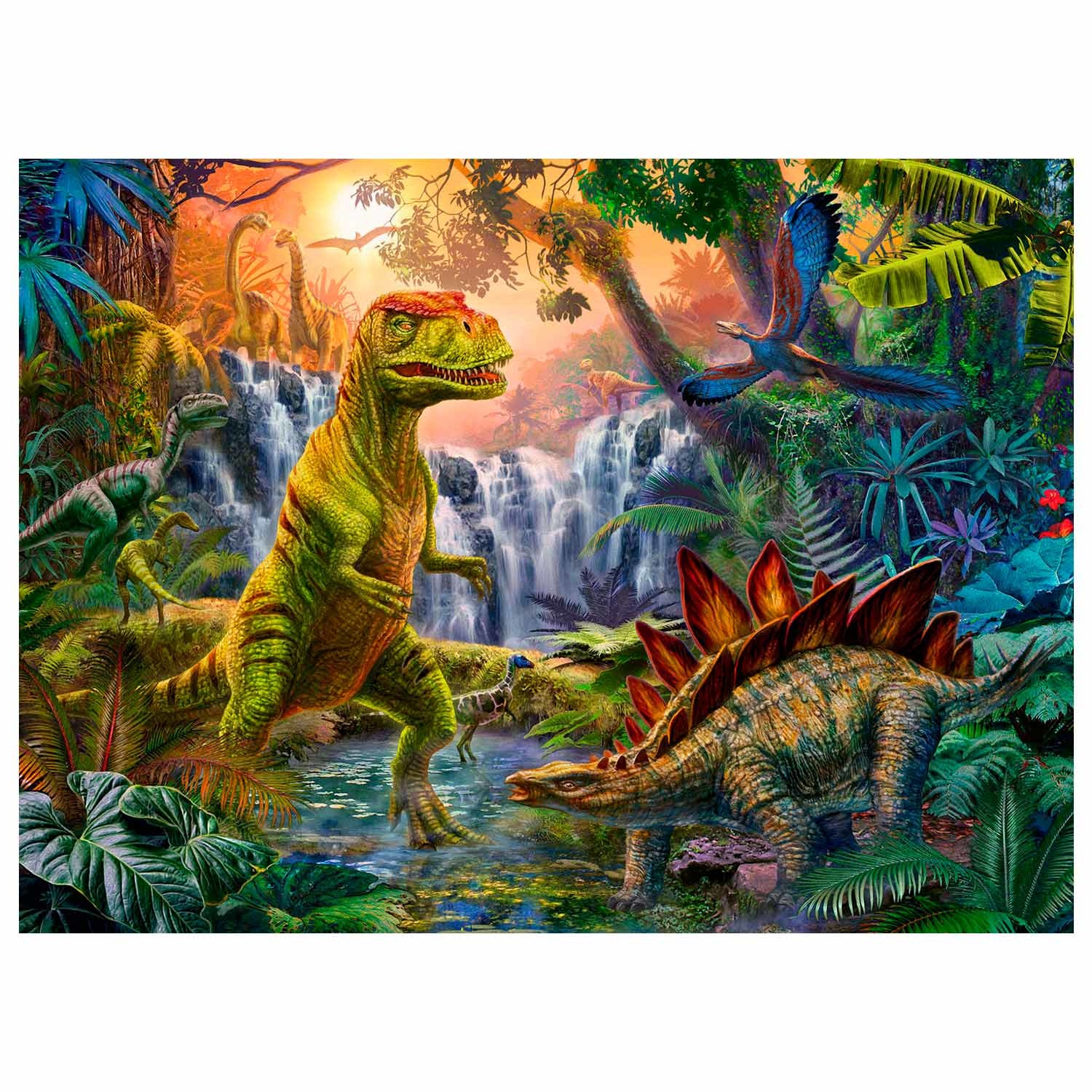 Dinosaurus Puzzel 100 stukjes - Ravensburger 123Kinderwinkel