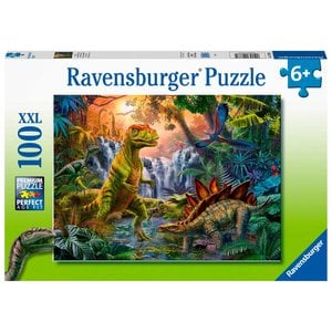 Dinosaurus / Jurassic World Dinosaurus Puzzel Oase - 100 stukjes - Ravensburger Dinosaurus / Jurassic World Dinosaurus Puzzel Oase - 100 stukjes - Ravensburger