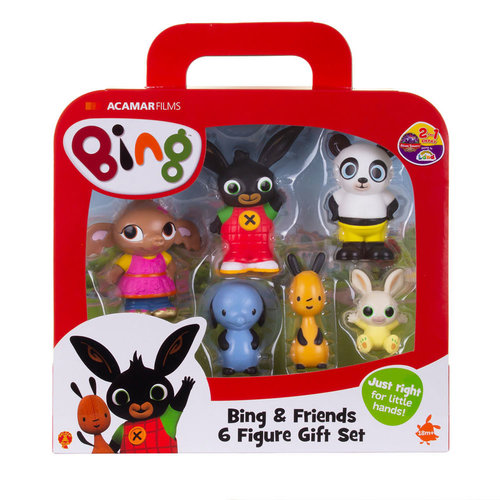 Bing Konijn Bing Konijn Speelfiguren in Koffer Bing Konijn Bing Konijn Speelfiguren in Koffer
