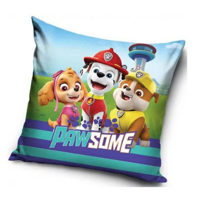 gelijkheid Hangen Prehistorisch Paw Patrol Kussen - Pawsome - 123Kinderwinkel