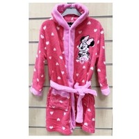 Minnie Mouse Badjas - Hartjes - Maat 122