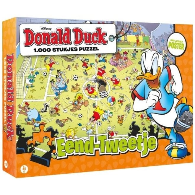 Donald Duck Puzzel - 1000 stukjes - Eend-Tweetjes