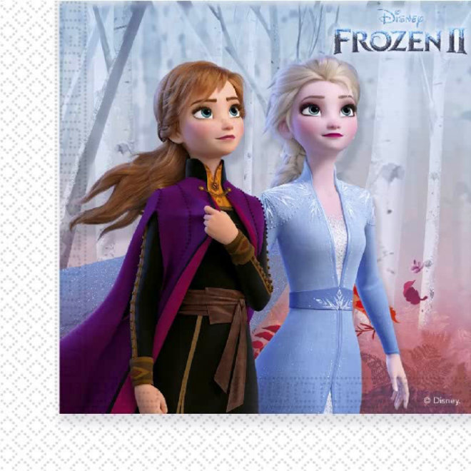 20 Disney Frozen Servetten - Frozen2