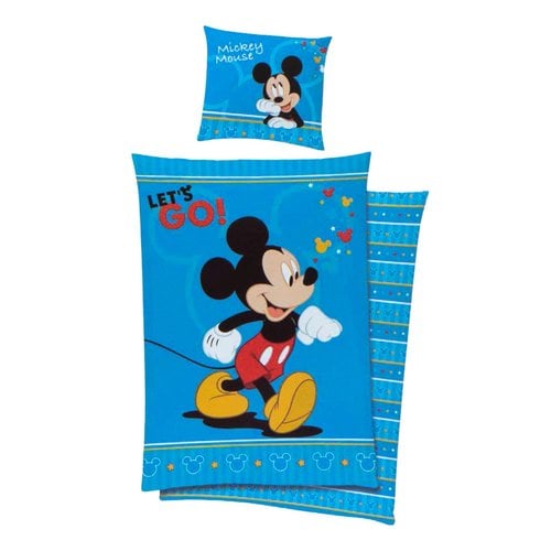 Mickey Mouse Mickey Mouse Dekbedovertrek 140 x 200 cm - Let's Go