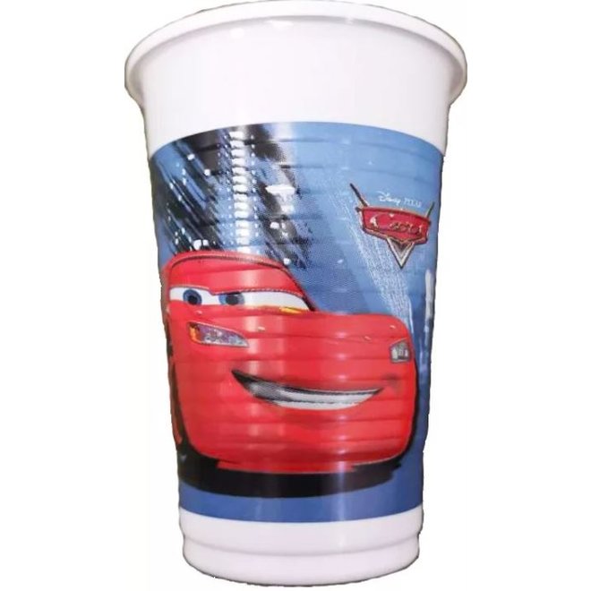 Disney Cars Plastic Bekertjes - 8 stuks